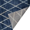 thumbnail image 3 of Luxe Weavers Modern Denim Trellis Abstract 5 x 7 Area Rug, 3 of 6