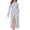 Light Gray Stars, variant on EKOUAER Womens Robes Lightweight Soft Knit Bathrobe Full Length Sleepwear with Pockets Ladies Loungewear