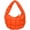 Bright Orange, variant on Puffer Bag Women Mini Quilted Cute Bubble Handbag Crescent Wrist Satchel Y2k Purse