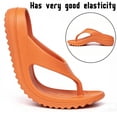 thumbnail image 4 of BERANMEY Women's Flip Flops EVA Walking Sandals for Women with Arch Support Summer Comfortable Slip On Flip Flops Slippers for Womans, 4 of 9