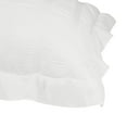 thumbnail image 2 of Unique Bargains Polyester Ruffles Pleated Pillow Shams Set of 2 with Envelope Closure White Queen, 2 of 7