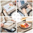 thumbnail image 3 of SONGMICS Bureau d'Ordinateur Portable pour Lit Ou Sofa avec Dessus Inclinable Réglable, Greige ULLD105W01, 3 of 5