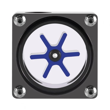 3-Way Water Flow Indicator For PC Water Cooling – 6 Impeller Meter, G1/4 Thread, Acrylic & POM, Shows Coolant Speed