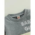 thumbnail image 5 of Toddler Girls Boys Autumn Casual Pullover Long Sleeve O Neck Contrast Color Sweatshirt, 5 of 8