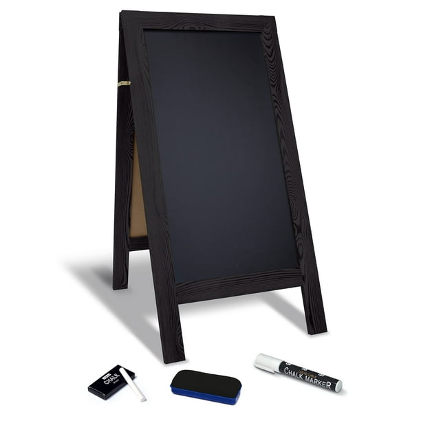AFrame Chalkboard Sign, Extra Large 20" x 40", Standing