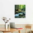 thumbnail image 2 of ARISTURING  Canvas Wall Art Beautiful Landscape/Scenery Forest Stream Smolny in Russian Primorye Reserve in Autumn Modern Home Art, 2 of 4