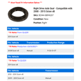 thumbnail image 2 of Right Drive Axle Seal - Compatible with 2008 - 2015 Scion xB 2009 2010 2011 2012 2013 2014, 2 of 2