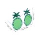 thumbnail image 4 of KAKOWELY 2 gafas de sol hawaianas con forma de piña, divertidas y novedosas gafas tropicales para luau, cumpleaños, bodas, fiestas de playa y verano, disfraces., 4 of 5