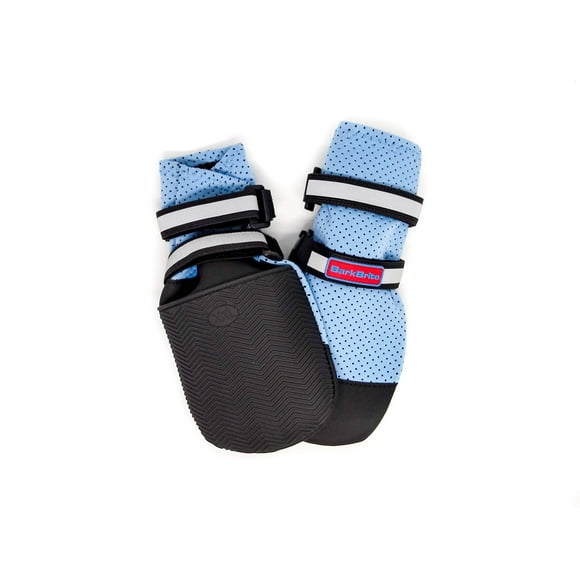 Bark Brite Lightweight Neoprene Paw Protector Dog Boots Designed for Comfort and Breathability in 5 Sizes (Blue XXL)