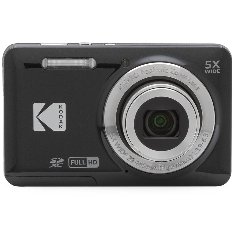 Kodak PIXPRO FZ55 Camera, Black Bundle with Lexar 32GB SDHC Card +