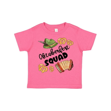 

Inktastic Oktoberfest Squad Hat Accordion Pretzels Gift Toddler Boy or Toddler Girl T-Shirt