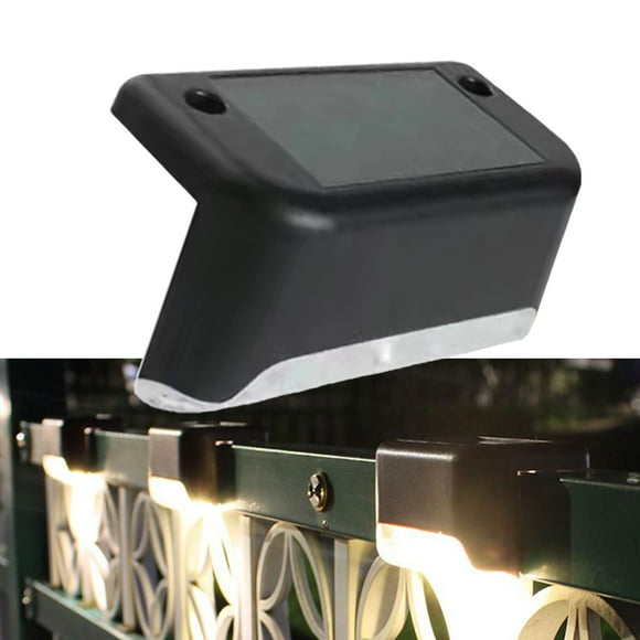 Paquete de 12 luces solares para exteriores, luces de camino impermeables con energía solar, encendido y apagado automático