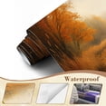 thumbnail image 4 of Wallpaper Mallard Ducks Autumn Wetland Golden Reeds Calm Water Peel and Stick Wall Murals 100"H x 144"W Removable PVC Wall Paper Self-Adhesive Wall Paintings Art Decor for Bedroom Living Room, 4 of 7