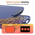 thumbnail image 6 of Auseo Electric Warming Tray - Full Surface Heating, 7 Temperature Settings, Rollable & Portable, Premium Silicone Nano-Material,  Auto Shut-off - for Gatherings, Parties, Everyday Use, Blue, 6 of 9
