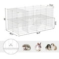 thumbnail image 2 of SONGMICS Enclos pour Animaux, Villa Premium en Fil Métallique pour Cochons d'Inde, Lapins, Chiots, 2 of 8