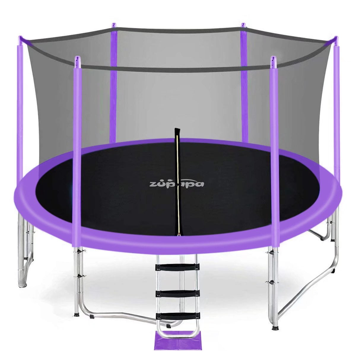 Zupapa 15FT 14FT 10FT Kids Trampoline 425LBS Weight with Enclosure net Include All Accessories Outdoor Backyard Walmart.com