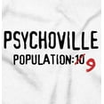 thumbnail image 2 of Psychoville Population Nine Funny Crewneck T Shirts Boy Girl Teen Brisco Brands X, 2 of 6