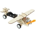 thumbnail image 1 of 1 Set Kids DIY Wood Airplane Model Toy Experimental Scientific Educational Toy, 1 of 6