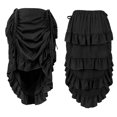 thumbnail image 2 of Girls Dresses Big Youth Solid Ruffled Drawstring Layered Tutu Plus Size Skirt Wrap Princess Dress Size 16 Y-18 Y, 2 of 5