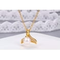 thumbnail image 4 of HOOUN Women Mermaid Shinny Necklace Pearl Choker Boho Jewellery Gypsy Bohemian Gift-Gold, 4 of 4