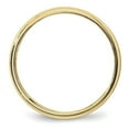 thumbnail image 2 of 10k Yellow Gold 5mm Milgrain Plain Classic Dome Wedding Band Ring Size 5.5, 2 of 5