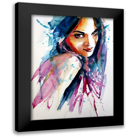 Kovacs, Anna Brigite 12x14 Black Modern Framed Museum Art Print Titled - Portrait of Beauty