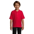 thumbnail image 2 of SOLS Kids Big Boys Summer II Pique Polo Shirt, 2 of 4