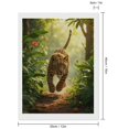 thumbnail image 2 of Diamond Art Kits for Adults, Jungle Run Sunlight Path 5D Diamond Painting Kits for Adults Beginners, DIY Full Drill Diamond Painting, Gem Art and Crafts 12x16, 2 of 7