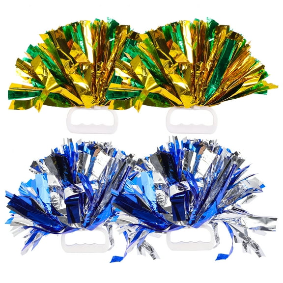 4 Pcs Cheerleading Bouquet Handheld Fun Poms Matt Pompoms Performance Prop Child