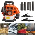 thumbnail image 4 of Floseru 52CC Gas Backpack Leaf Blower, 2 Stroke 550 CFM 200 MPH Gas Powered Engine, Low Vibration and Ergonomic Design with Cruise Control for Outdoor GardenYard Cleaning and Snow Removal, 4 of 8