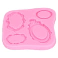 thumbnail image 4 of Molde para fondant Jadeshay 4 tipos de Moldes de silicona 8 cm x 8 cm, 4 of 12