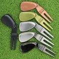 thumbnail image 1 of Golf Fork Ergonomic Design Multi-function Comfortable Grip Rustproof High-Hardness Training Aid Ultra-light Golfing Pitch Repair Ball Marker for Golf Course, 1 of 7