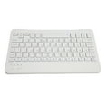 thumbnail image 4 of Teclado inalámbrico de 78 teclas, delgado, ergonómico, con estructura de tijera, recargable, portátil, para teléfono, portátil, tableta, color blanco, 4 of 12
