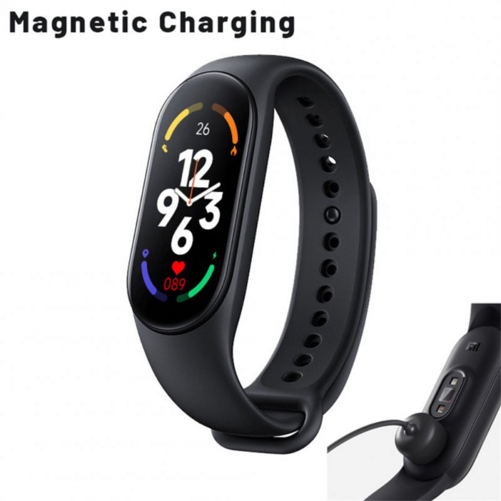 M7 Smart Watch Heart Rate Blood Pressure Monitor Waterproof Sports Watches for android IOS Black Walmart