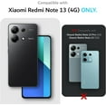 thumbnail image 4 of TUDIA MergeGrip Xiaomi Redmi Note 13 4G Case 2024 Heavy Duty Phone Case - Green Lily, 4 of 7