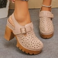 thumbnail image 6 of QQAMB Women Shoes T Strap Mary Jane Chunky Heel Platform Oxford Shoes Block Heel, 6 of 6