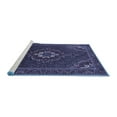thumbnail image 2 of Ahgly Company Machine Washable Indoor Rectangle Persian Blue Traditional Area Rugs, 2' x 3', 2 of 4