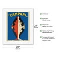 thumbnail image 2 of Campari - Davide Campari & Co. - Milano Italy - Vintage Advertising Poster by Leonetto Cappiello c.1921 - Fine Art Rolled Canvas Print 16in x 20in, 2 of 4
