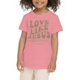 thumbnail image 1 of PMVFHDE T-Shirts Graphiques pour Fille T-Shirt Graphique Fille T-Shirt Mignon Filles Hauts d'Été Chic Décontracté T-Shirts Filles T-Shirt Graphique T-Shirt à Imprimé Graphique pour Fille Col Rond Manches Courtes T-Shirts Été Rose, 3-4 Ans, 1 of 3