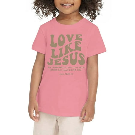 

Girl s Graphic Print Tee Shirt Crewneck Short Sleeve T Shirts Summer Cute Trendy Tops 4t Girls Shirts Kids Clothes Girls 6t skin Long Sleeve Shirt Camisole Girls Toddler Shirts for Girls Toddler Girl