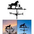 thumbnail image 3 of enqiretly Weather Vane Farm Bracket Weathervane Farmhouse Durable Scene Horse, 3 of 8