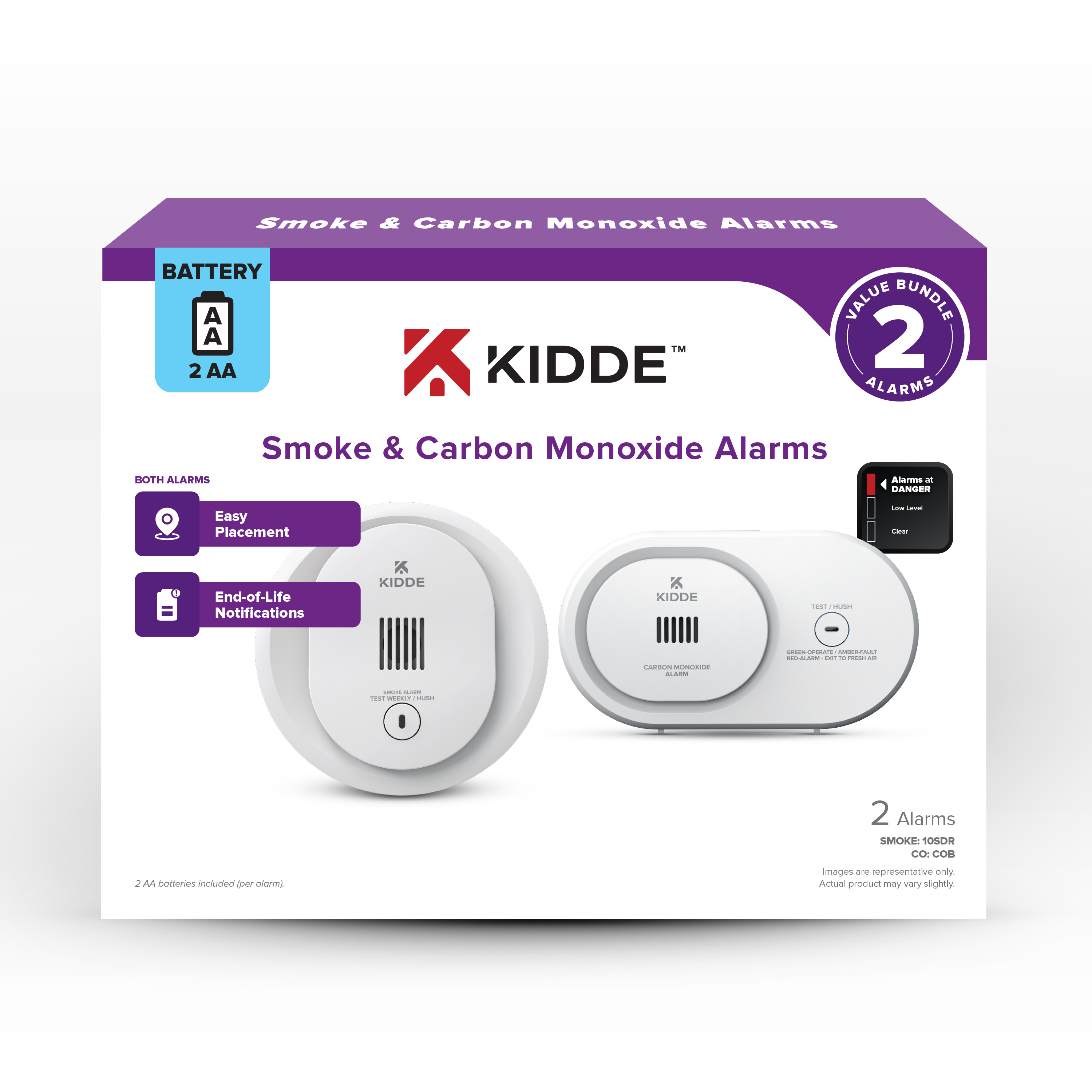 Kidde AA Smoke and Carbon Monoxide Detector Bundle photo 2