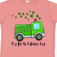 thumbnail image 4 of Inktastic My 1st St. Patrick's Day Green Fire Truck with Clovers Boys or Girls Toddler T-Shirt, 4 of 5