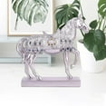 thumbnail image 5 of Creative Standing Horse Sculpture Resin Crafts, Simulation Animal Statue, Desktop Figurine Ornament ,, 5 of 8