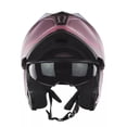thumbnail image 3 of Casco Abatible Para Moto Kov Thunder Waves Rosa Nigth Vision, 3 of 5