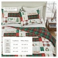 thumbnail image 5 of 3-Piece Christmas Down Alternative Comfort Set with Shams (Full/Queen, Holiday Patchwork), 5 of 6