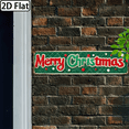 thumbnail image 6 of 2D Flat, 1pc Vintage Merry Christmas Metal Sign, 16*4 Inch Rustic Farmhouse Wall Decor with Red Green Checkered Pattern, Perfect for Holiday Home Decoration, Indoor, Outdoor Use, 6 of 9