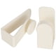 thumbnail image 5 of Gancho grueso para colgar en la puerta, estante perforado libre, herramienta para colgar objetos, color blanco, 2 uds., 5 of 14