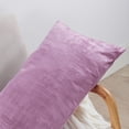 thumbnail image 6 of Home Soft Things Textured Velvet Pillow Covers (Set of 2), - Mauve Shadows - 14" x 26", 6 of 6