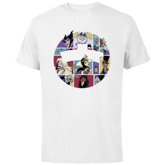 Disney Villains Wicked Circle 2024 Family Trip Vacation - Short Sleeve Cotton T-Shirt for Adults - Customized-White